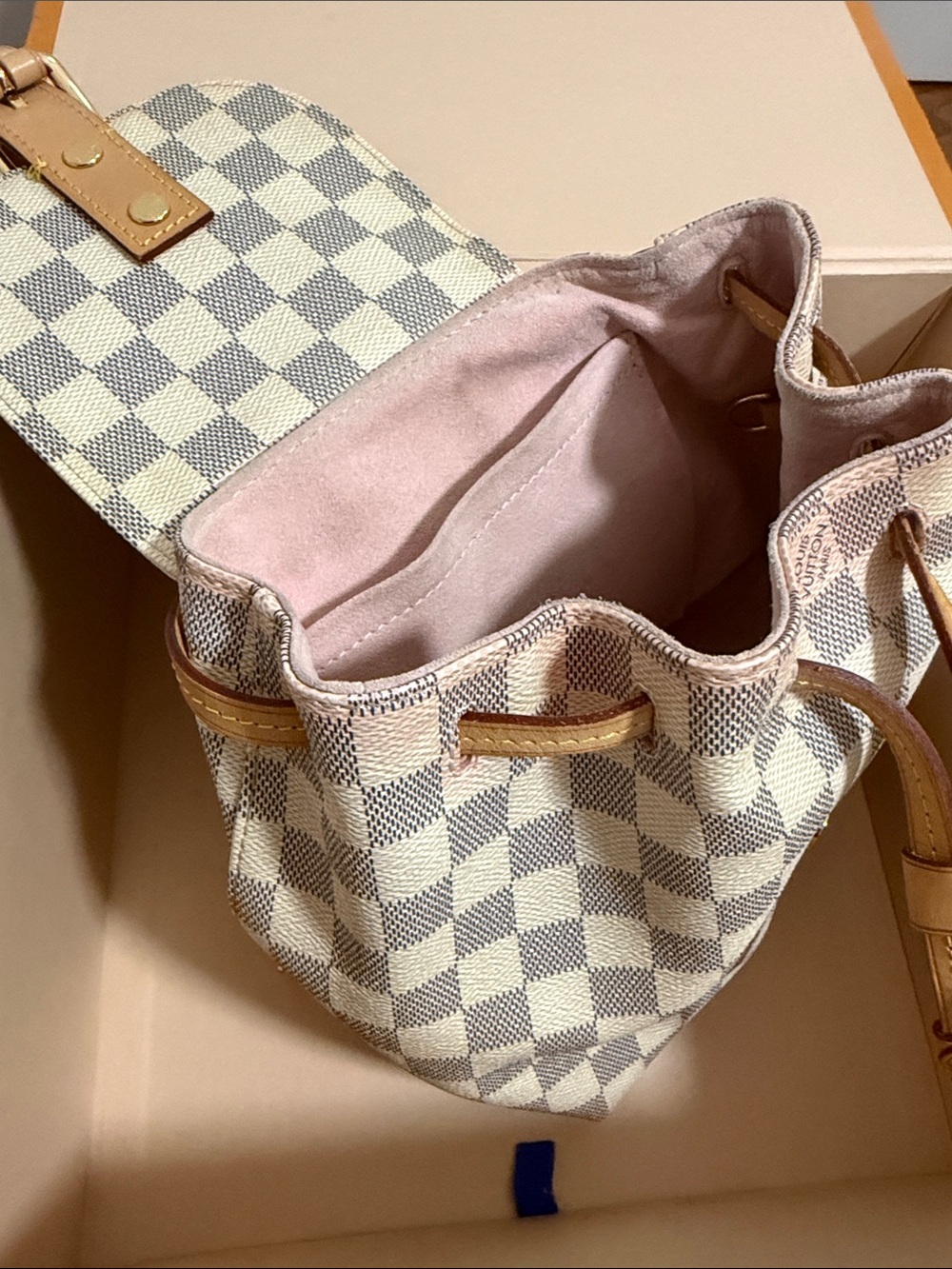 Preloved Louis Vuitton Sperone BB Damier Azur - Picture 10 of 10